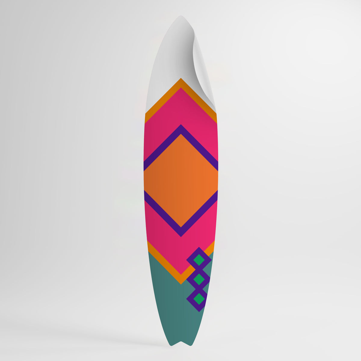 LUMINOUS BRILLIANCE Vinilo decorativo de tabla de surf