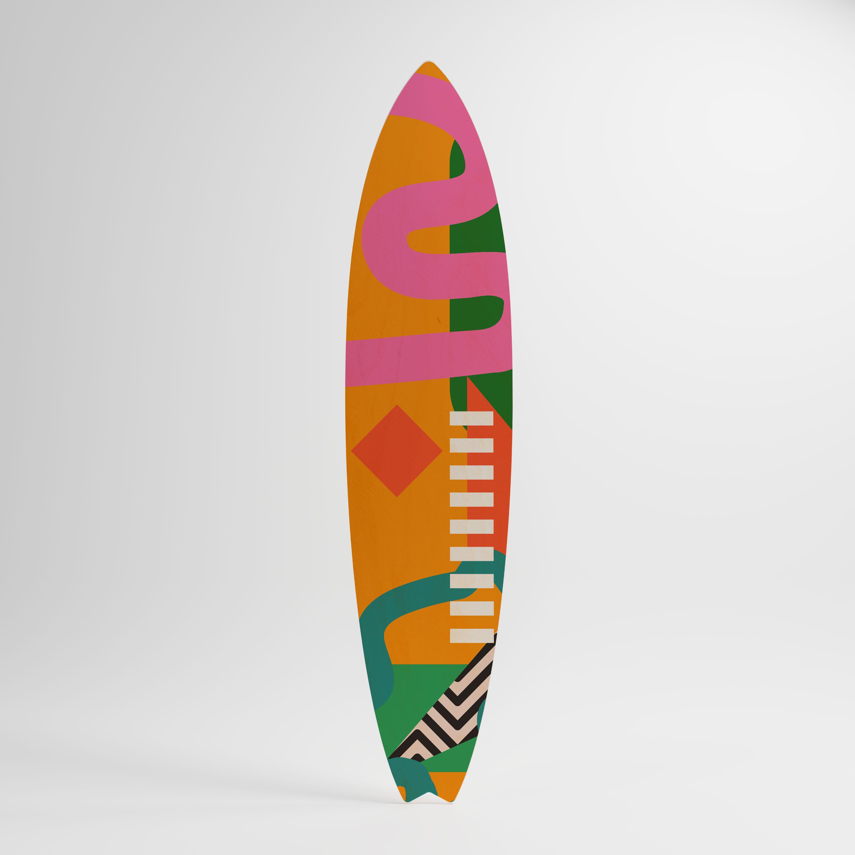 VIBRANT ENERGY Panel decorativo de tabla de surf