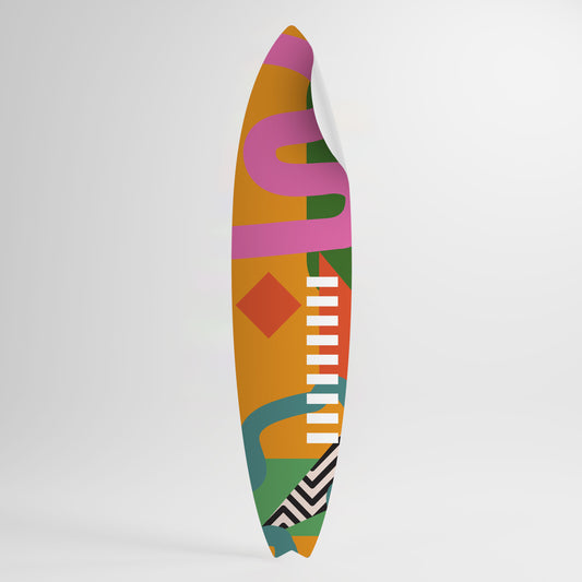VIBRANT ENERGY Vinilo decorativo de tabla de surf