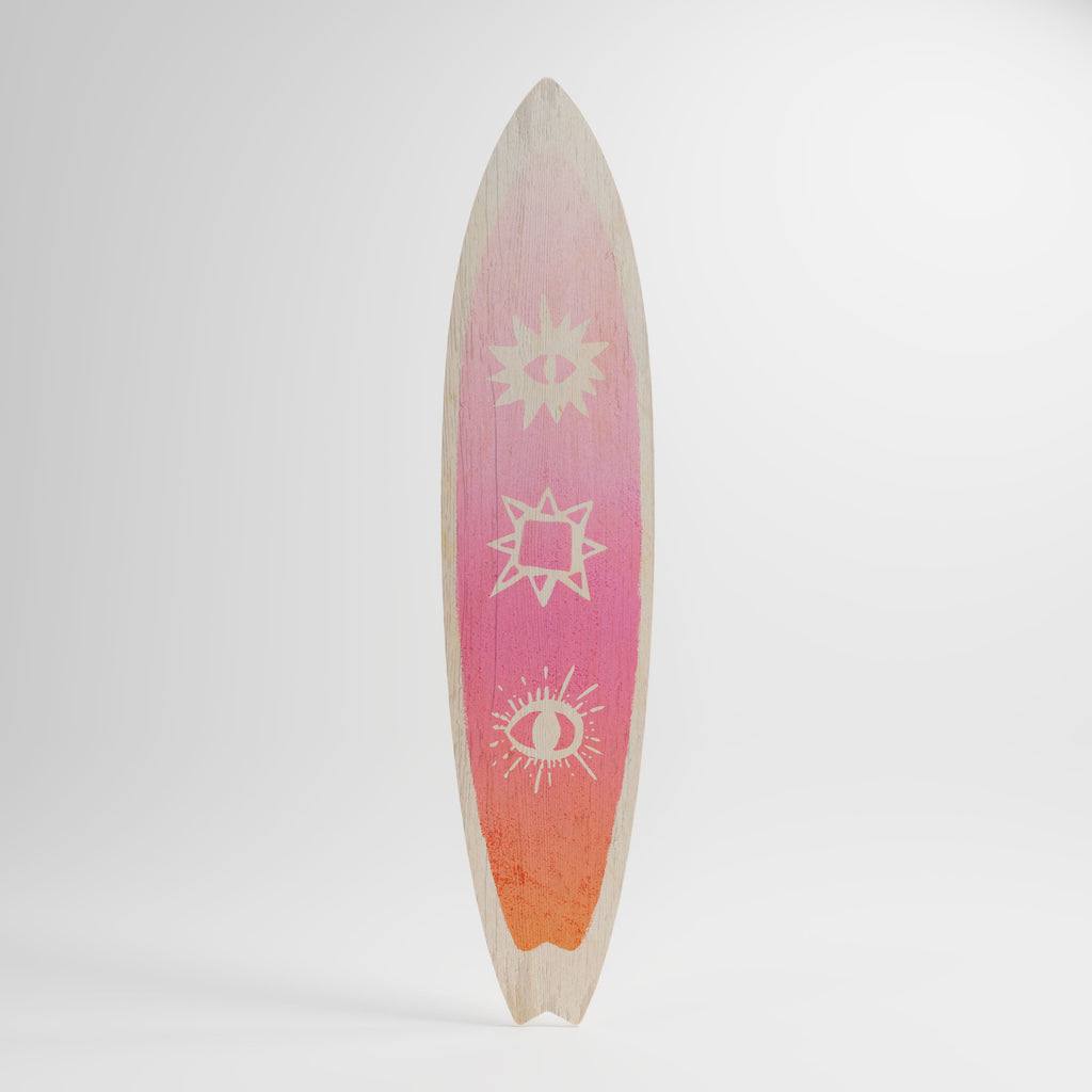 DAZZLING DESIGN Panel decorativo de tabla de surf