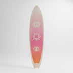 DAZZLING DESIGN Panel decorativo de tabla de surf