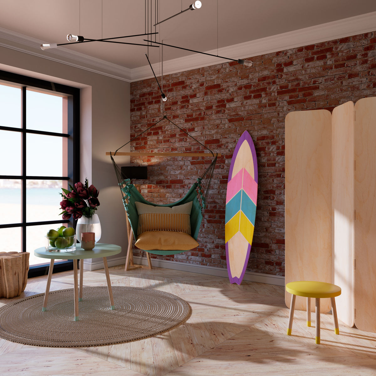 VIGOROUS SEQUENCE Surfboard Decorative Panel