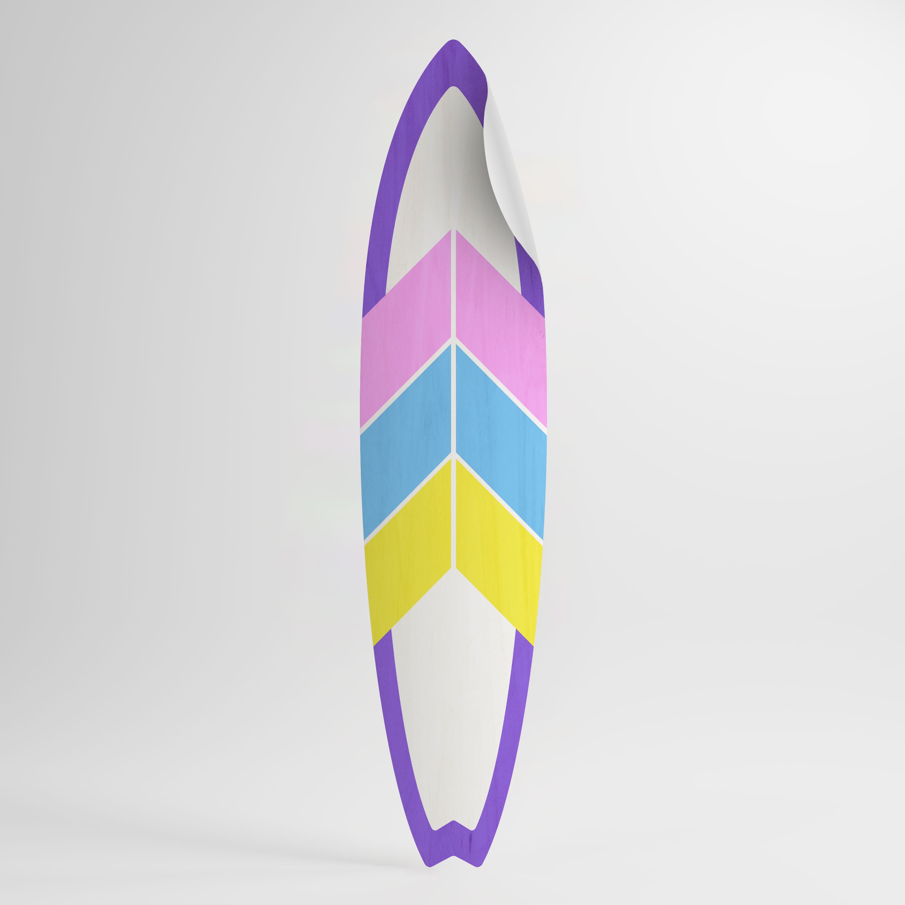 VIGOROUS SEQUENCE Peel and Stick Surfboard Sticker