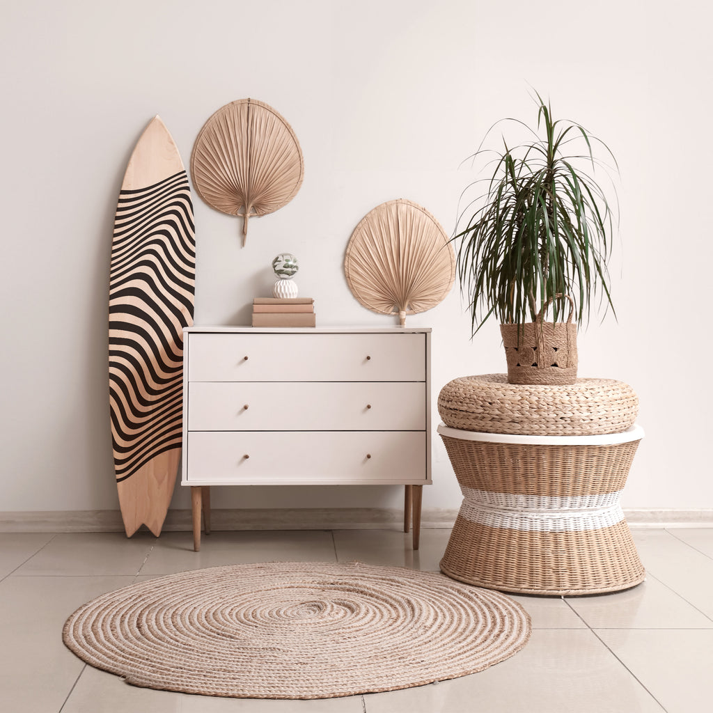 ILLUSIONARY FLOW Panel decorativo de tabla de surf