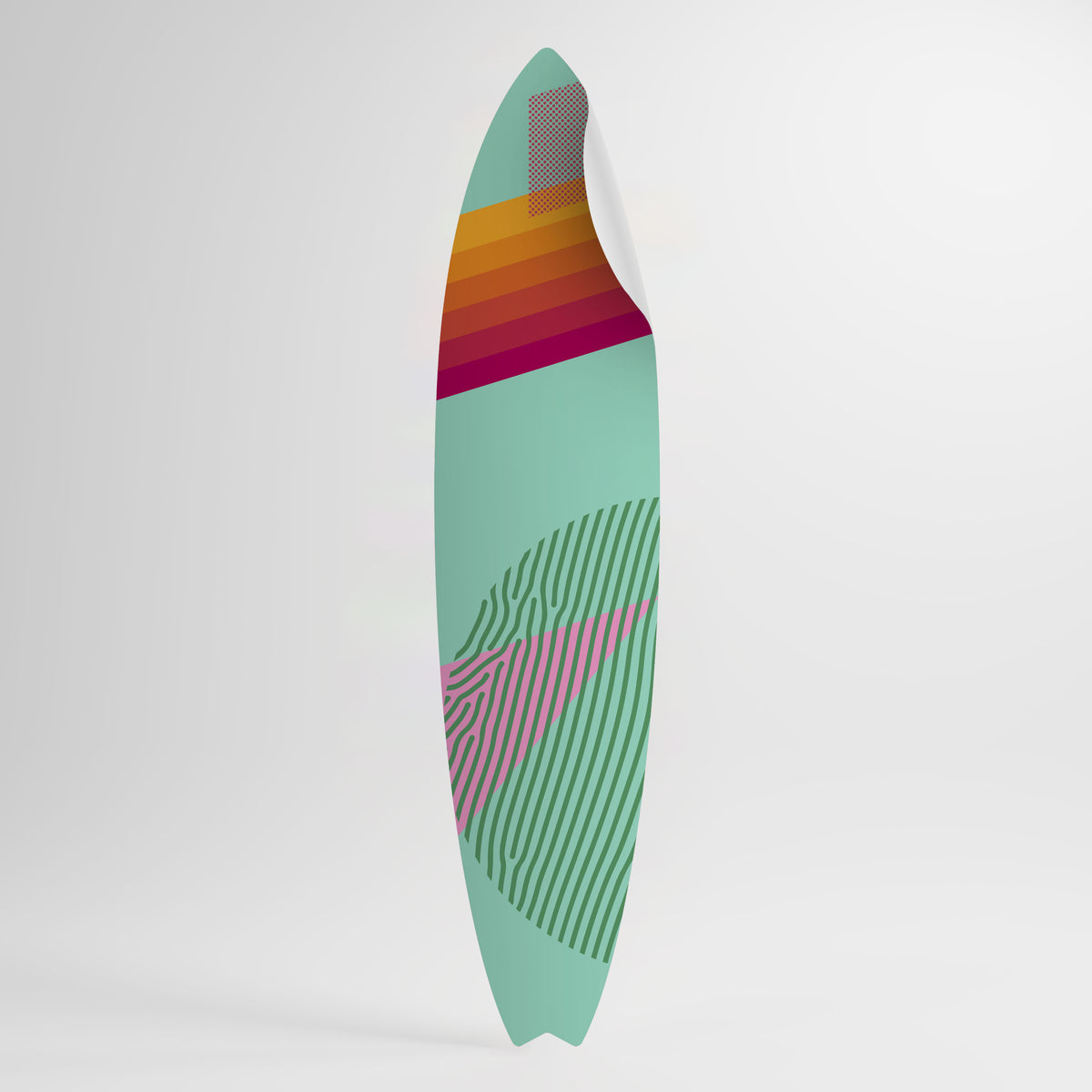 DAILY RADIANCE Vinilo decorativo de tabla de surf