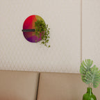 VIVID GEOMETRY Estante Ovalado Decorativo en Acabado Negro