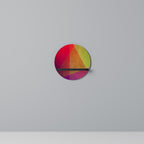 VIVID GEOMETRY Estante Redondo Decorativo en Acabado Negro