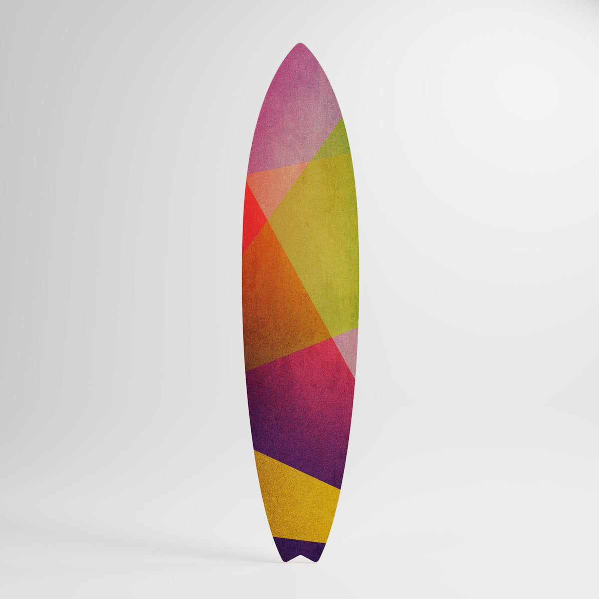 VIVID GEOMETRY Panel decorativo de tabla de surf