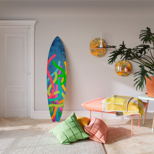 STREAMER TANGLE Panel decorativo de tabla de surf