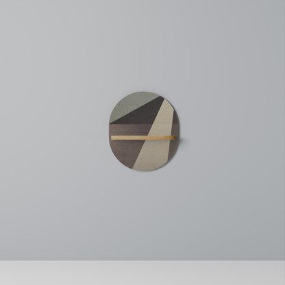 BEIGE GEOMETRY Art Shelf