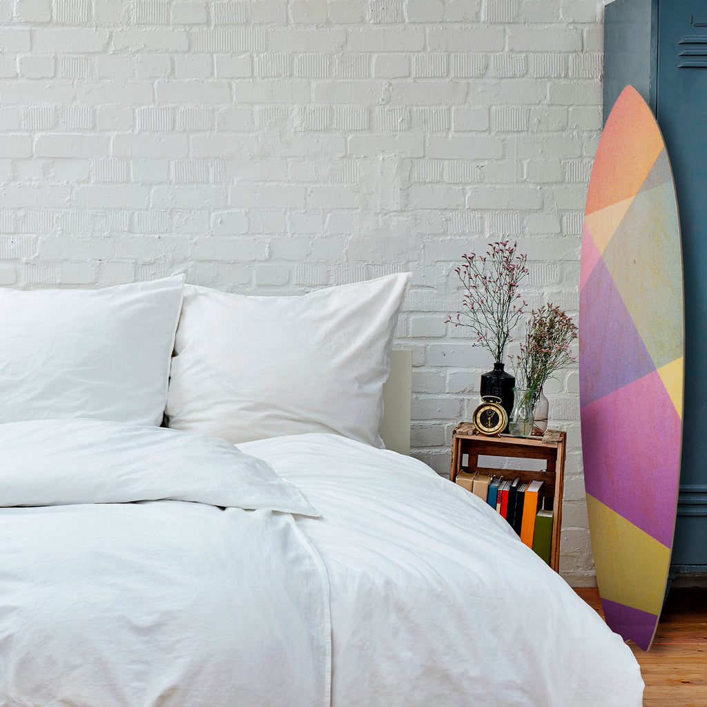BRIGHT GEOMETRY Surfboard Decorative Panel
