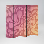 IRREGULAR PINK 5-Panel Room Divider