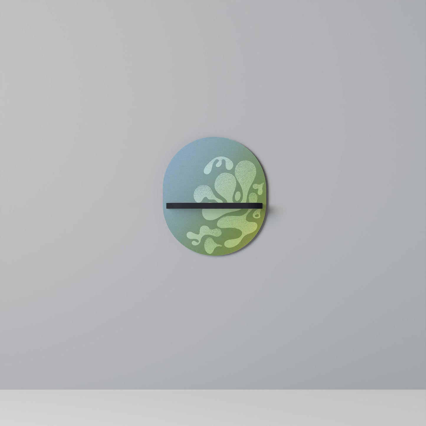IRREGULAR BLUE Art Shelf