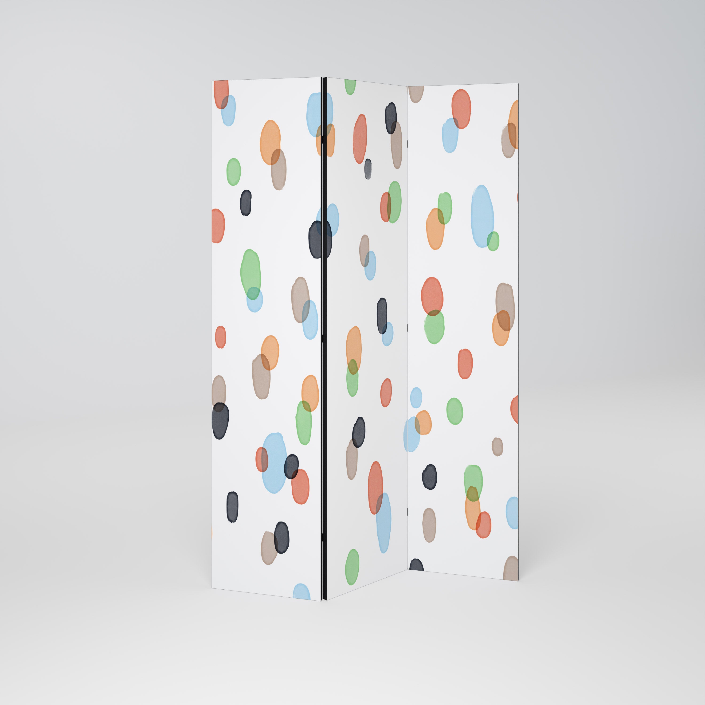 Biombo decorativo de 3 paneles ENERGETIC SPOTS