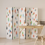 ENERGETIC SPOTS 5-Panel Room Divider