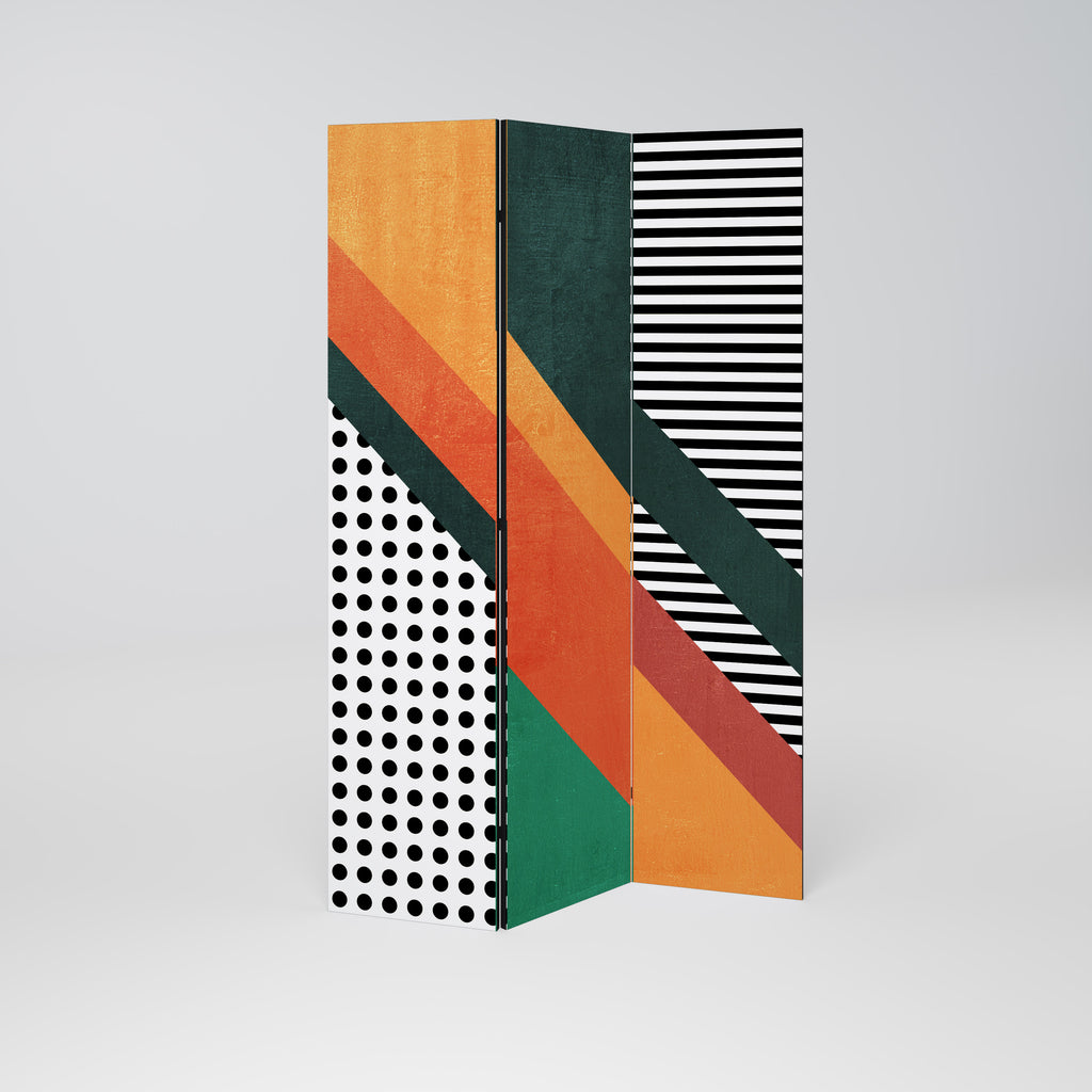 MAKESHIFT ARTISTRY 3-Panel Room Divider