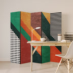 MAKESHIFT ARTISTRY 5-Panel Room Divider