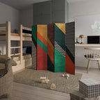 MAKESHIFT ARTISTRY 5-Panel Room Divider