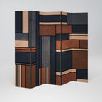 INTREPID FORMATION Biombo Decorativo de 5 Paneles