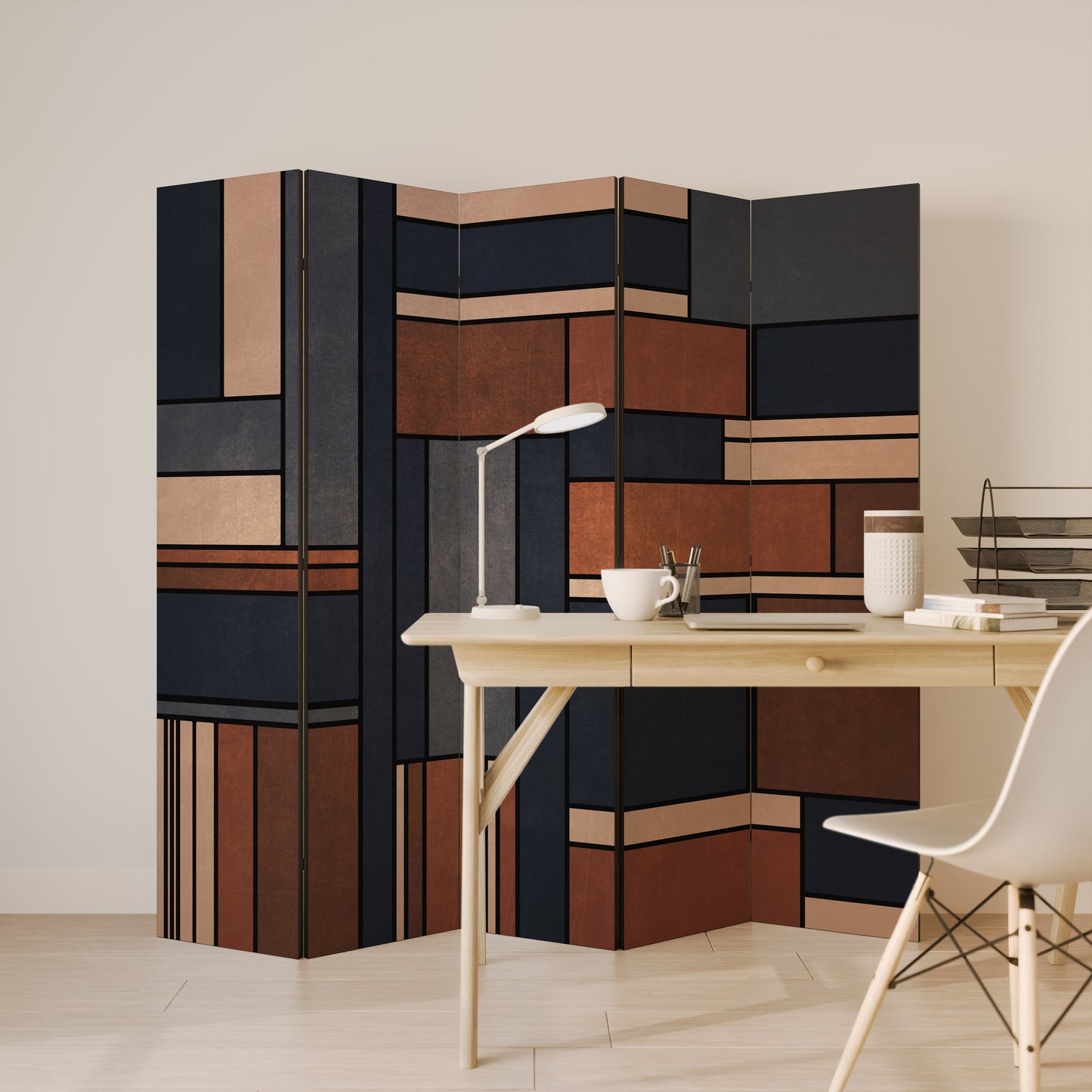 INTREPID FORMATION Biombo de 5 paneles