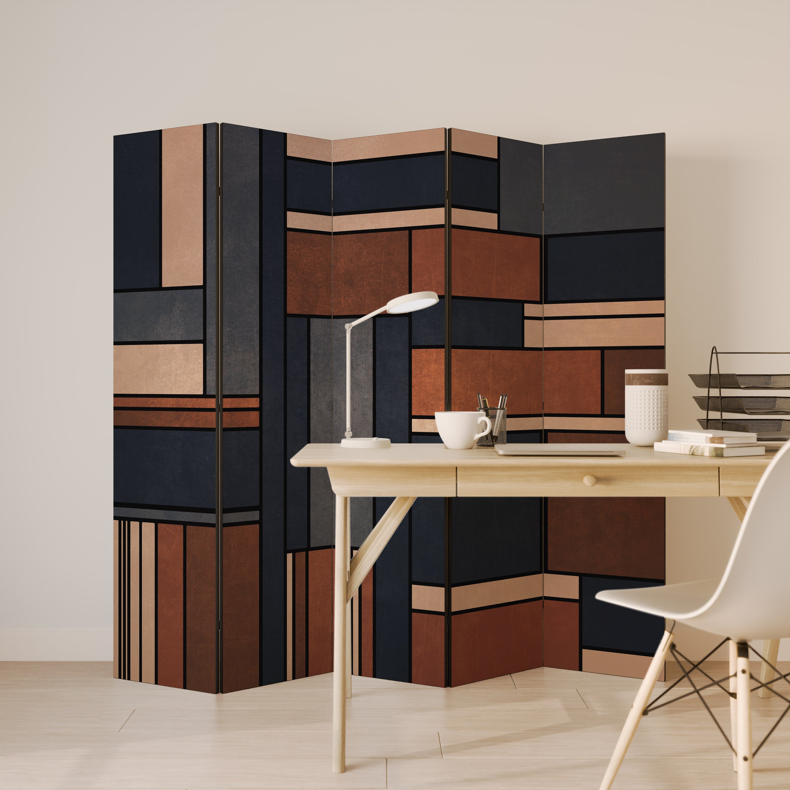 INTREPID FORMATION Decorative 5-Panel Room Divider