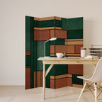 EARTHY FIGURES Biombo Decorativo de 4 Paneles