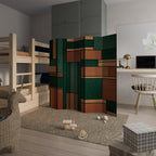 EARTHY FIGURES 5-Panel Room Divider