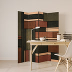 FIGURES OF NATURE Biombo de 4 paneles