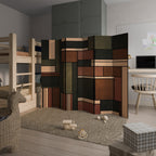 FIGURES OF NATURE Biombo Decorativo de 6 Paneles