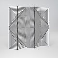 POLYGON ILLUSION Biombo Decorativo de 5 Paneles