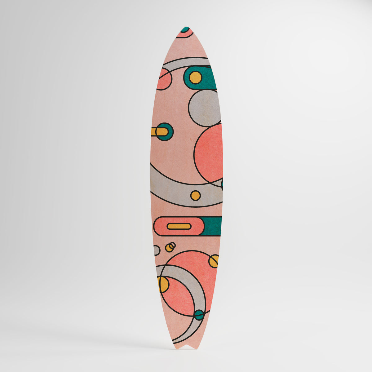 GOSSAMER ECHOES Panel decorativo de tabla de surf