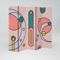 GOSSAMER ECHOES Biombo Decorativo de 5 Paneles