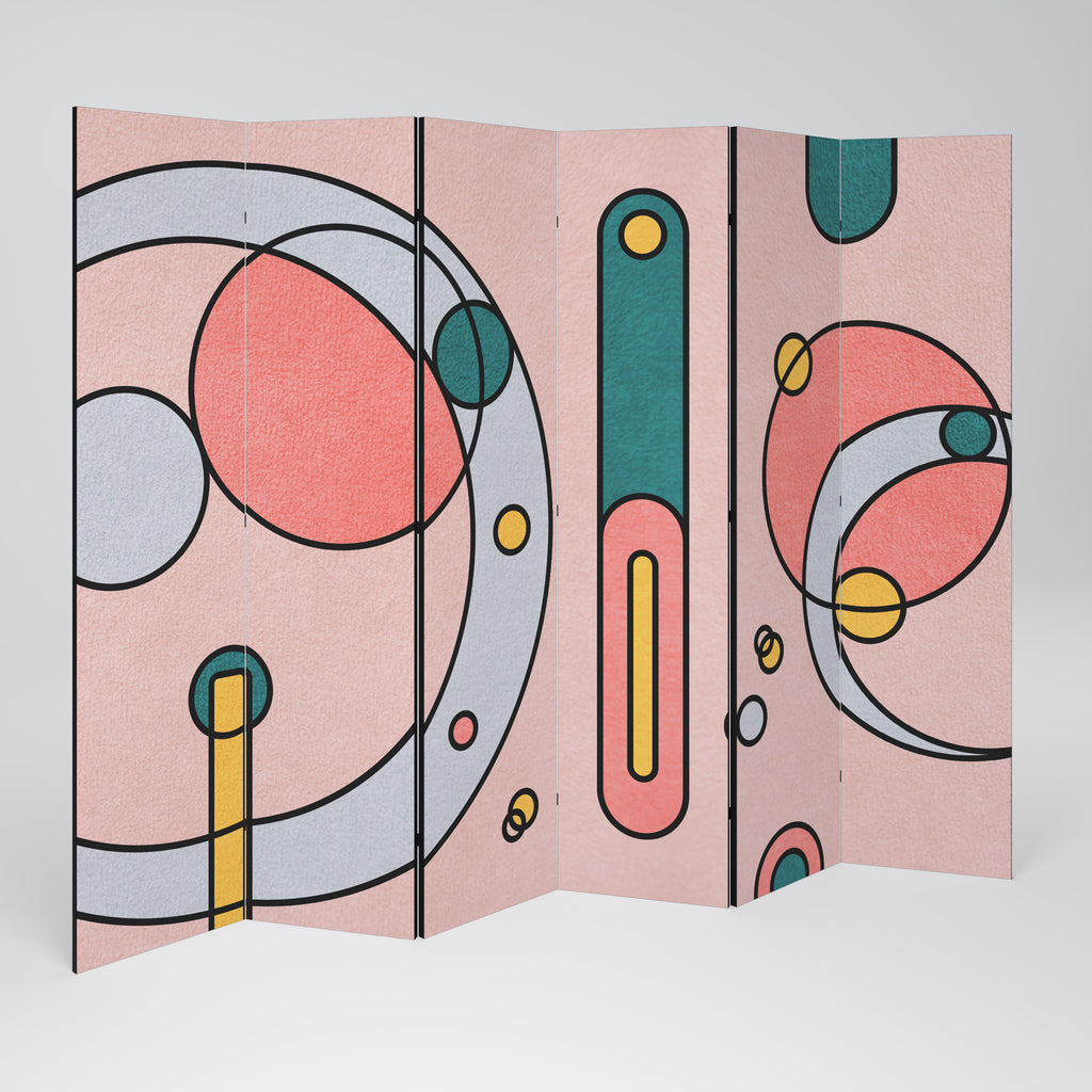 Biombo decorativo de 6 paneles GOSSAMER ECHOES