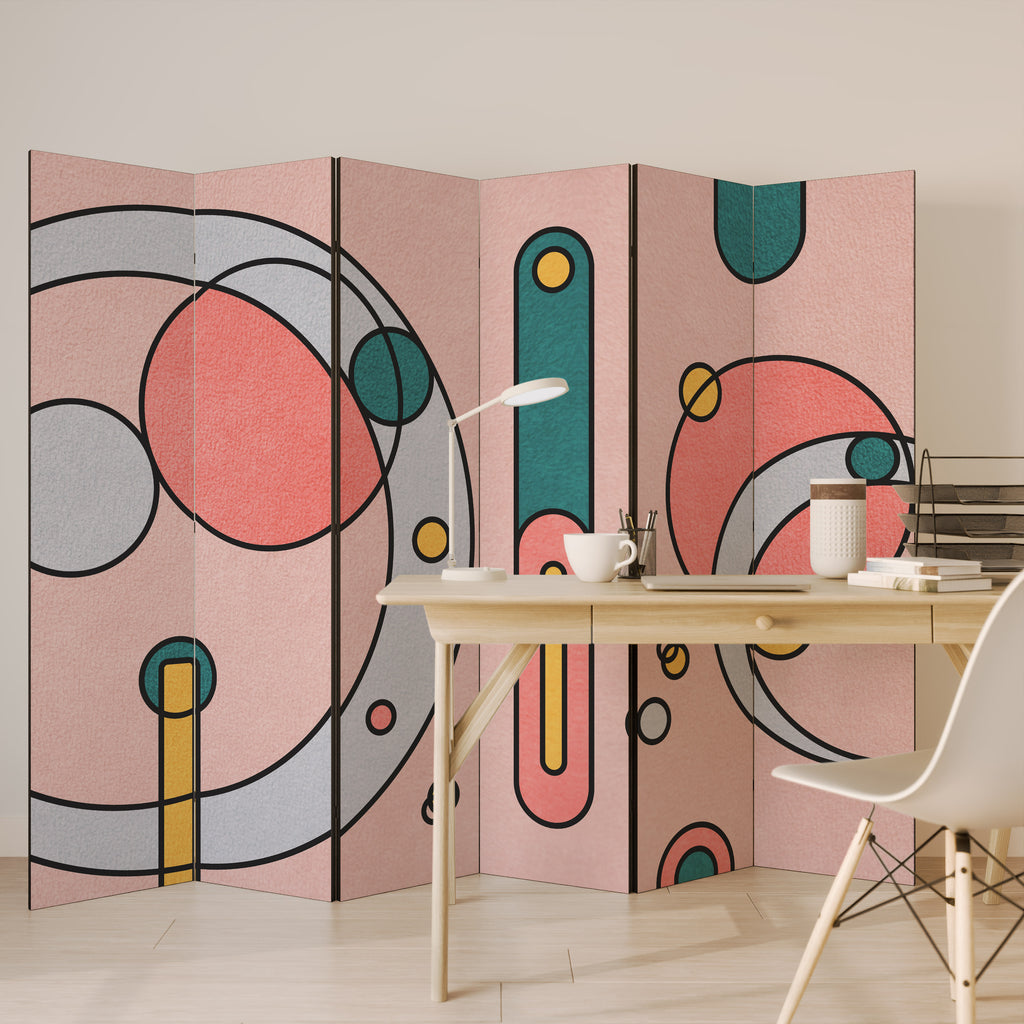 Biombo decorativo de 6 paneles GOSSAMER ECHOES