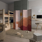 LUMINOUS SUNLIGHT Decorative 5-Panel Room Divider