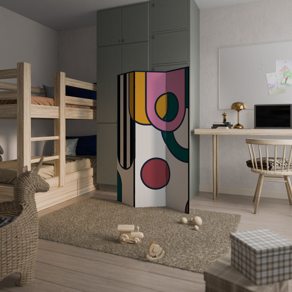 COOL STORY Decorative 3-Panel Room Divider
