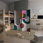 COOL STORY Biombo Decorativo de 4 Paneles