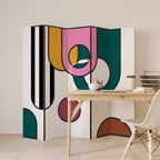 COOL STORY Decorative 5-Panel Room Divider