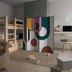 COOL STORY Decorative 5-Panel Room Divider