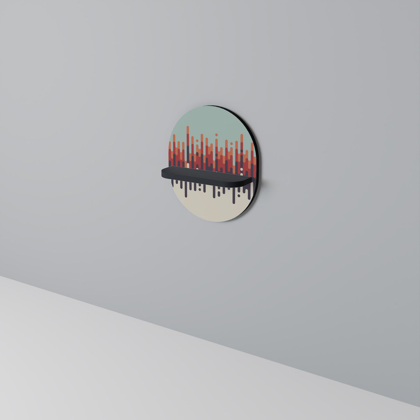 CHROMA CONTOURS Art Shelf