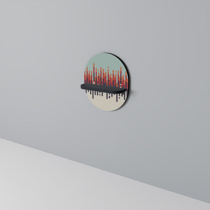 CHROMA CONTOURS Art Shelf