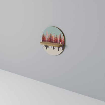 CHROMA CONTOURS Art Shelf