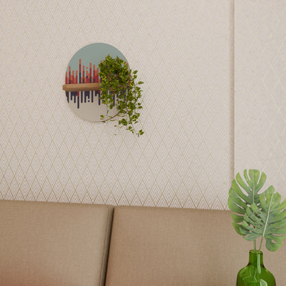 CHROMA CONTOURS Art Shelf