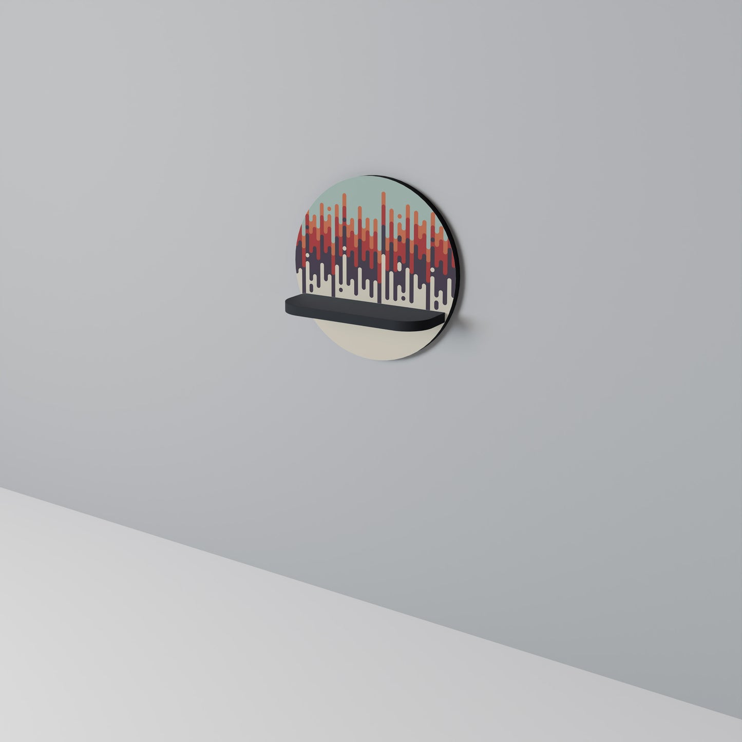 CHROMA CONTOURS Art Shelf