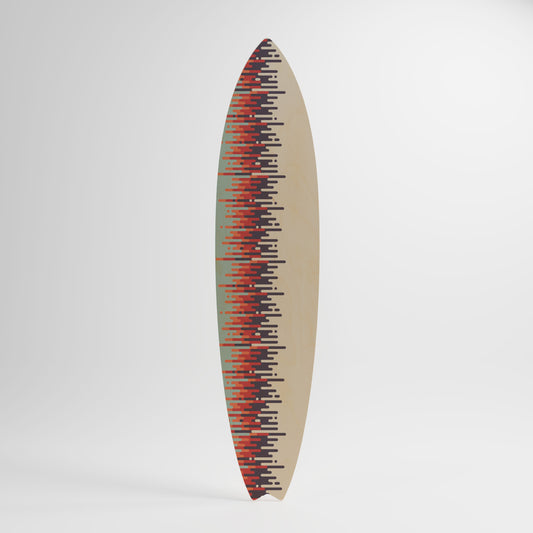 CHROMA CONTOURS Panel decorativo de tabla de surf