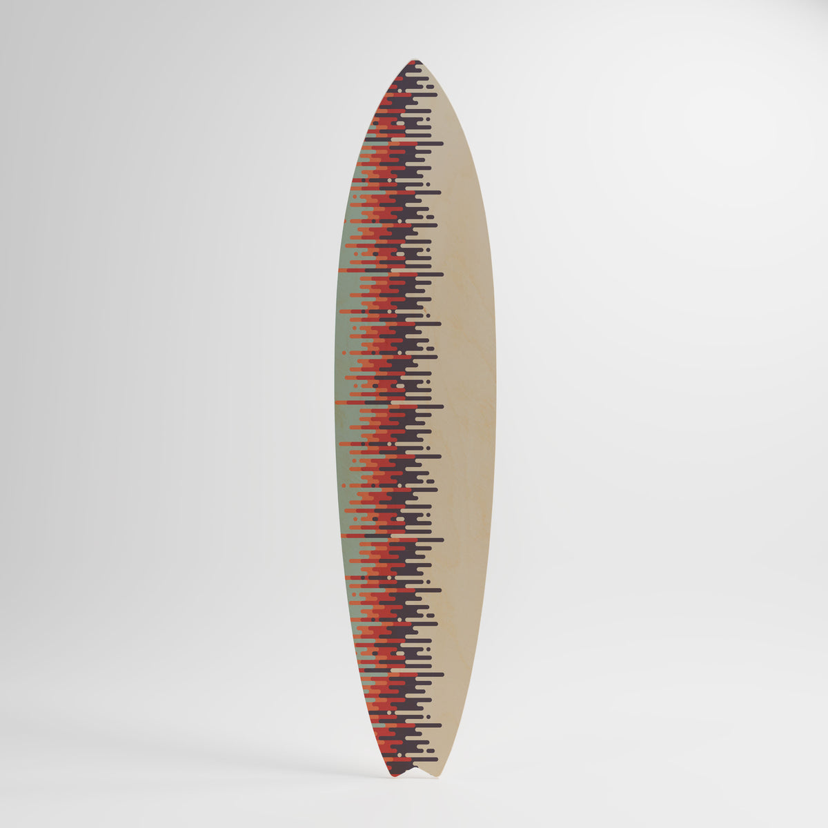CHROMA CONTOURS Panel decorativo de tabla de surf