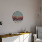 CHROMA CONTOURS Decoración de Pared Redonda