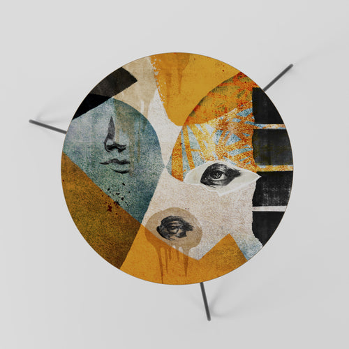 ABSTRACT FACES Mesa de Centro Ø60