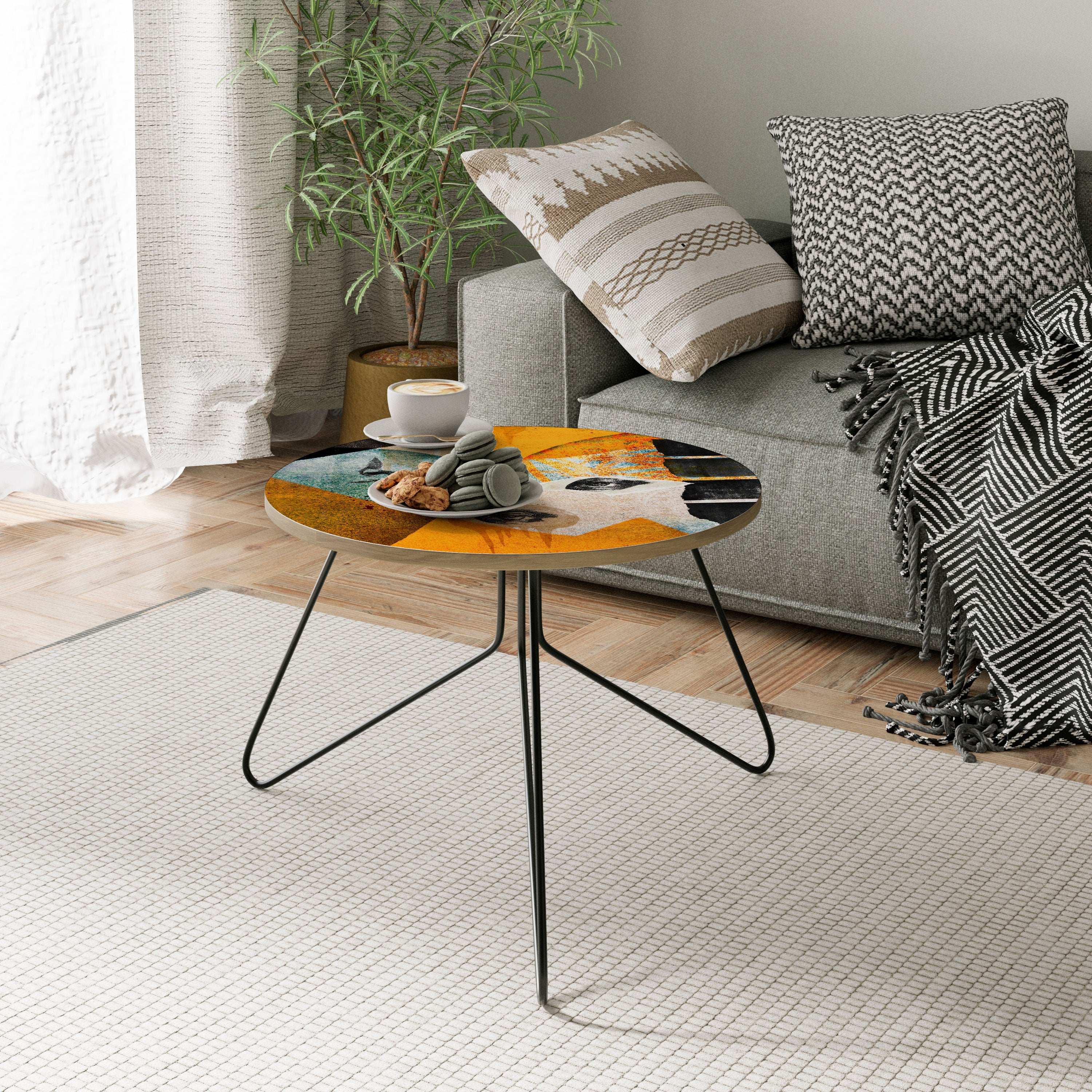 ABSTRACT FACES Mesa de centro