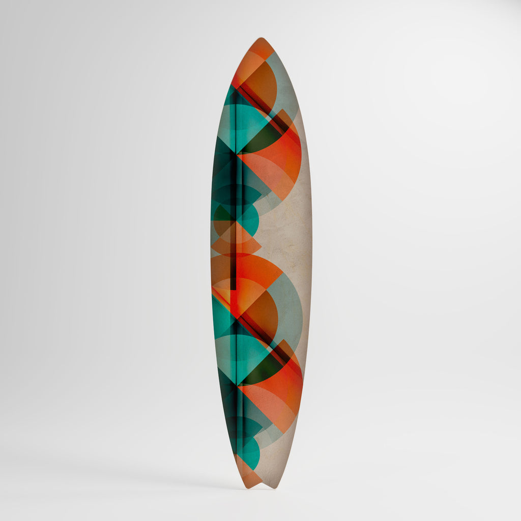 CIRCULAR RHAPSODY Panel decorativo de tabla de surf
